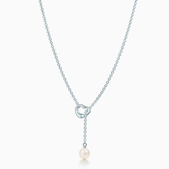 Tiffany Elsa Peretti Open Heart Lariat - Perfect!
